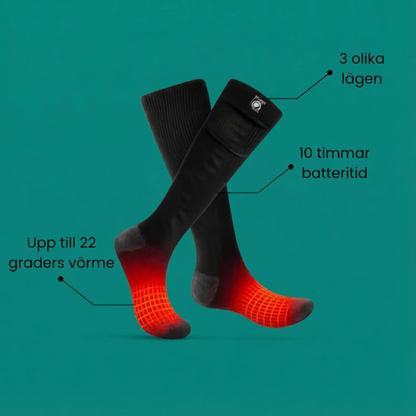 HeatWear - Värmestrumpor som ändrar dina fötter från kalla till varma på några sekunder